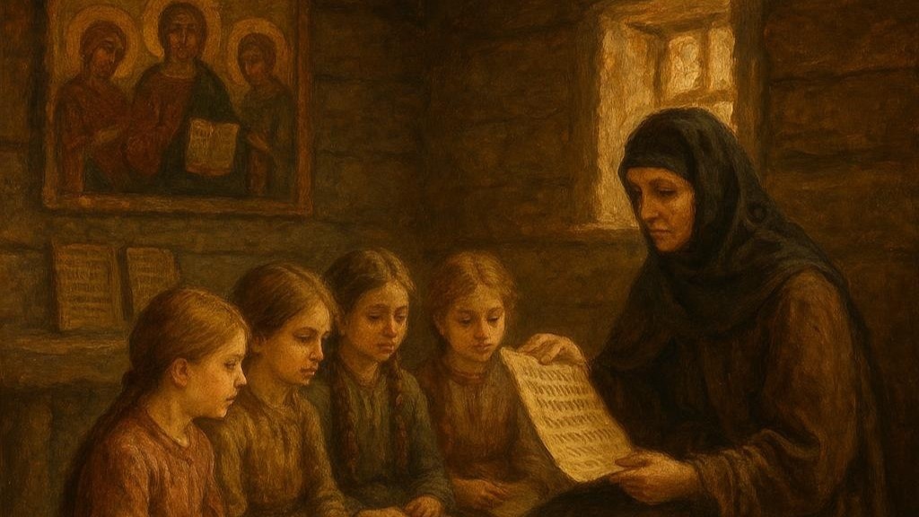 В иллюстративных целях. Школа XI века при церкви Святого Андрея