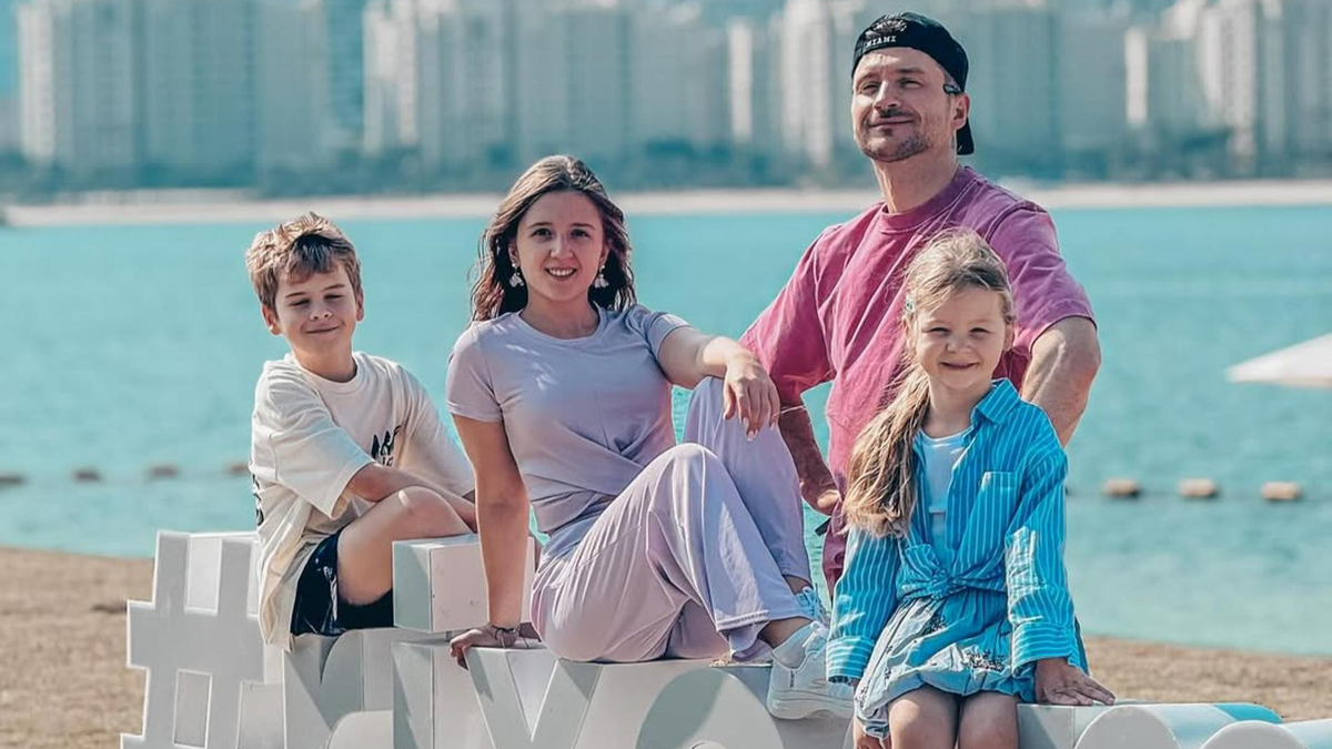    Сергей Лазарев с детьми. Фото: Инстаграм (запрещён в РФ) @lazarevsergey