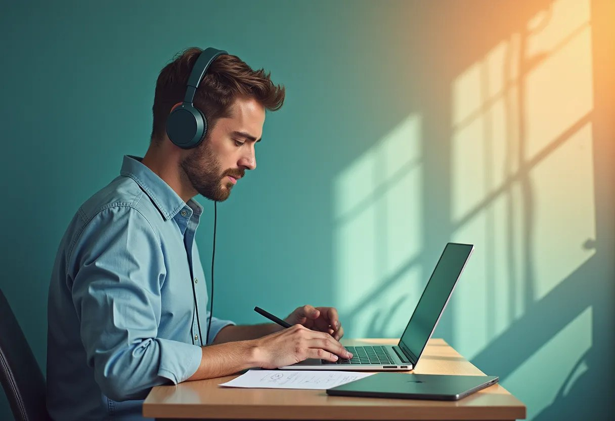 Учёба под ритмичную музыку