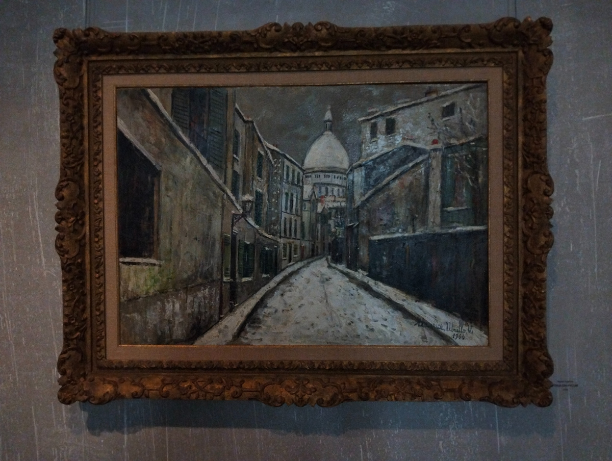 Морис Утрилло. Улица Сен-Рустик. 1944