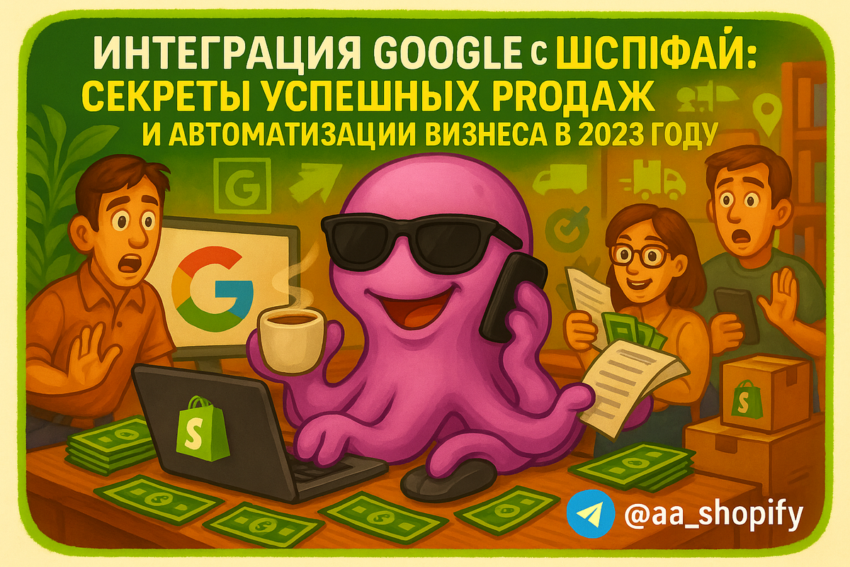    Интеграция Google с Шопифай: секреты успешных продаж и автоматизации бизнеса в 2023 году aa_ecom