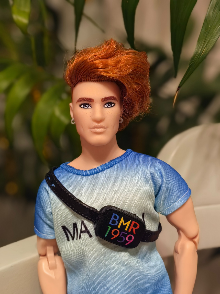 Mattel Barbie BMR1959 Black and white logo hoodie, yellow logo tape track pants арт. GNC49 / GPF17 - мой Анри