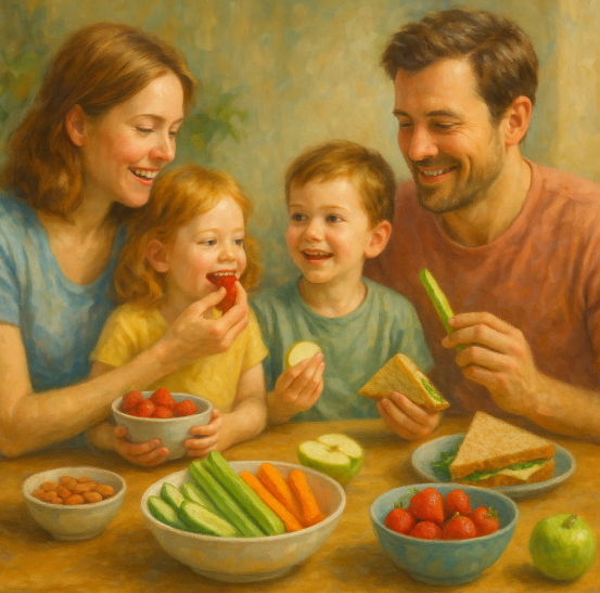 Полезные перекусы для всей семьи 