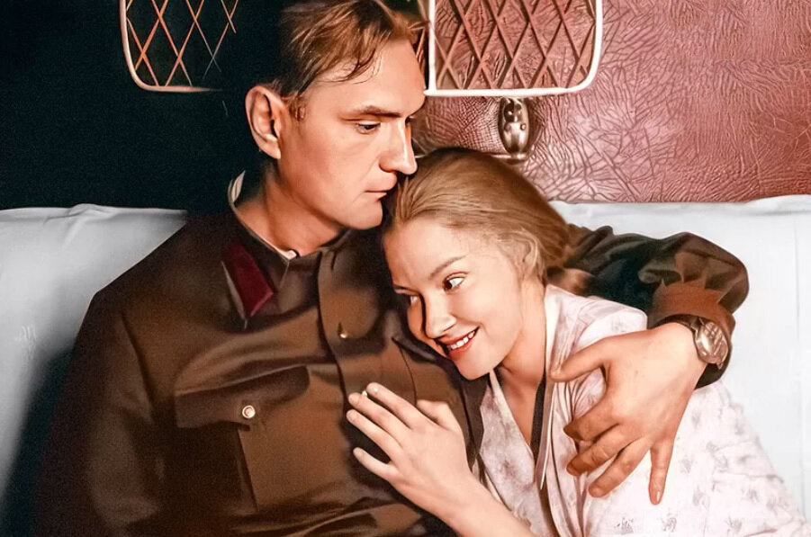 Александр Балуев со Светланой Ходченковой в фильме «Благословите женщину», 2003