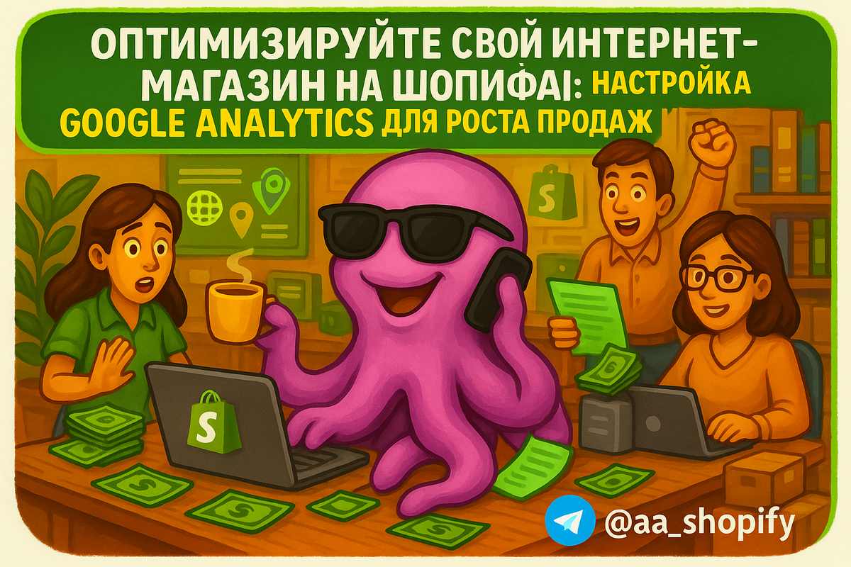    Оптимизируйте свой интернет-магазин на Шопифай: настройка Google Analytics для роста продаж и успешного бизнеса aa_ecom