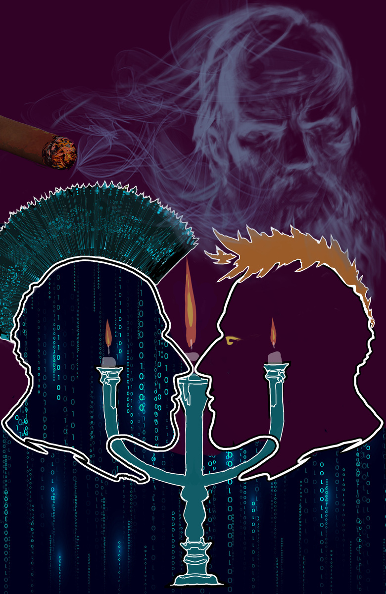 "Порфирий"_иллюстр. по роману В. Пелевина_Путешествие в Элевсин_Кожевников АВ_2024