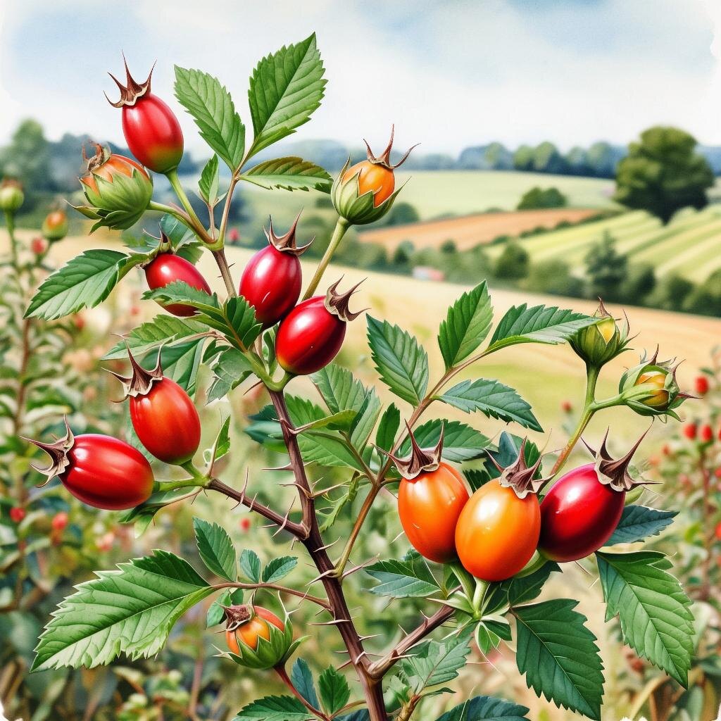 Плоды шиповника