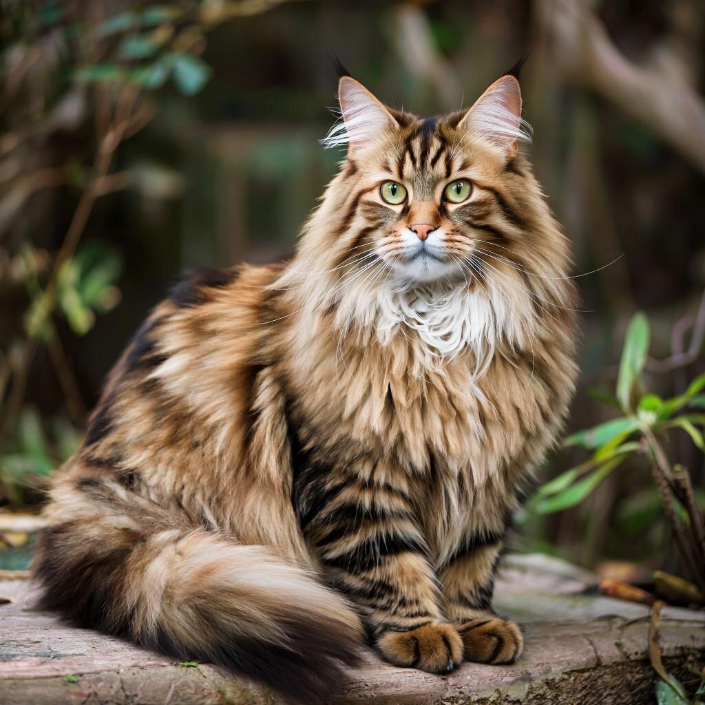 Кошка породы мейн-кун 