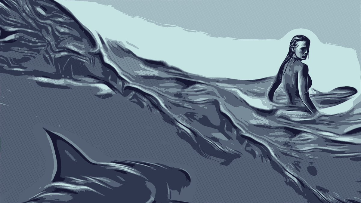 После дотошных исследований, было решено, что акула будет самкой. Самки немного больше и имеют множество шрамов от спаривания. Они также более агрессивны и склонны к защите своего, что частично объясняет её поведение в фильме.