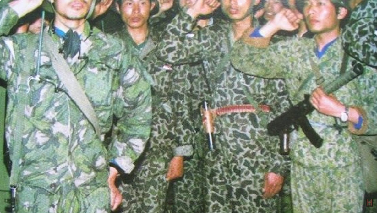 Китайское семейство пиксельных камуфляжных расцветок Тип 07 