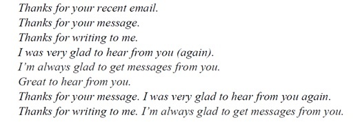 Примеры фраз из методических рекомендаций. Выбирайте ту, что вам нравится больше, или миксуйте из разных вариантов