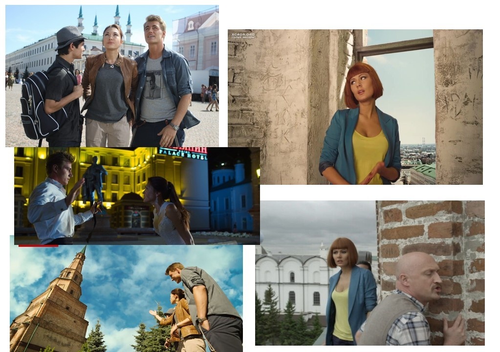 Кадры из фильма "Сокровища О. К." (коллаж)