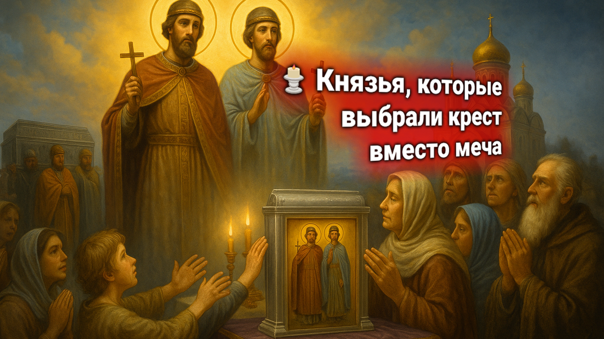 🌑 Предательство брата, кровь и крест: трагедия Бориса и Глеба