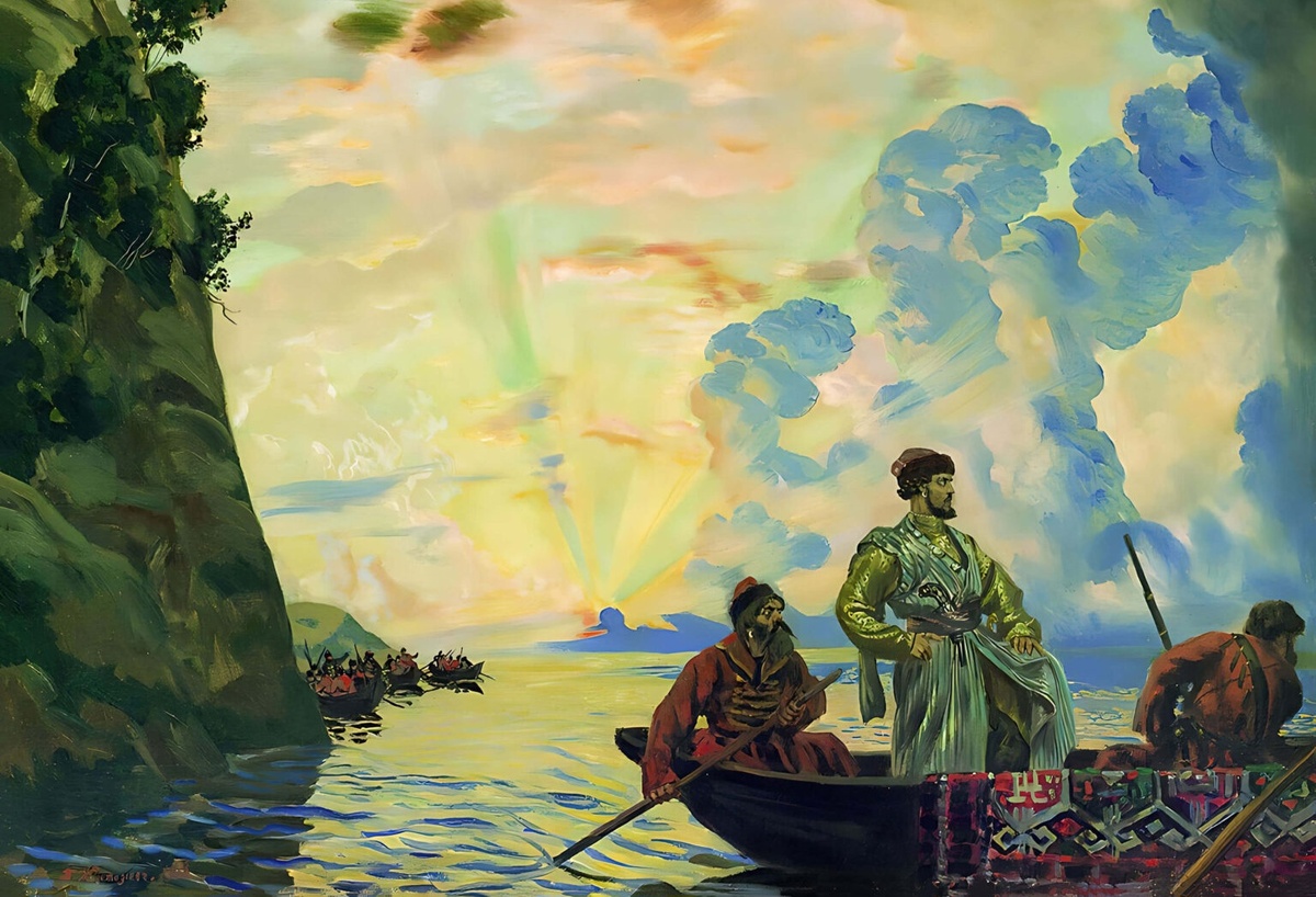 Б.М. Кустодиев "Степан Разин"