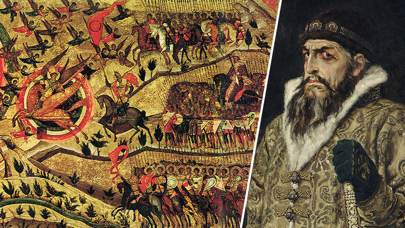     Казанский поход 1552 года / Царь Иван Васильевич Грозный, картина В. М. Васнецова, 1897 год  Public Domain