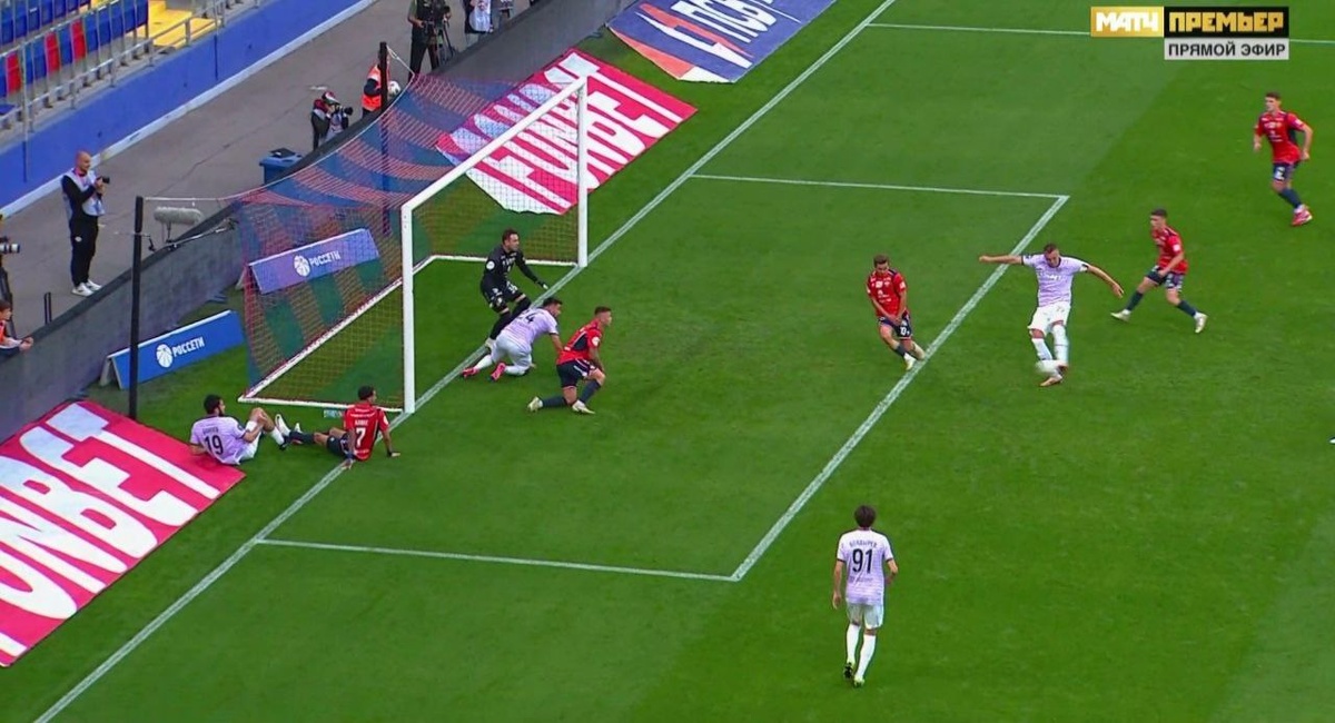 Фото: Кадр из трансляции «Матч Премьер»