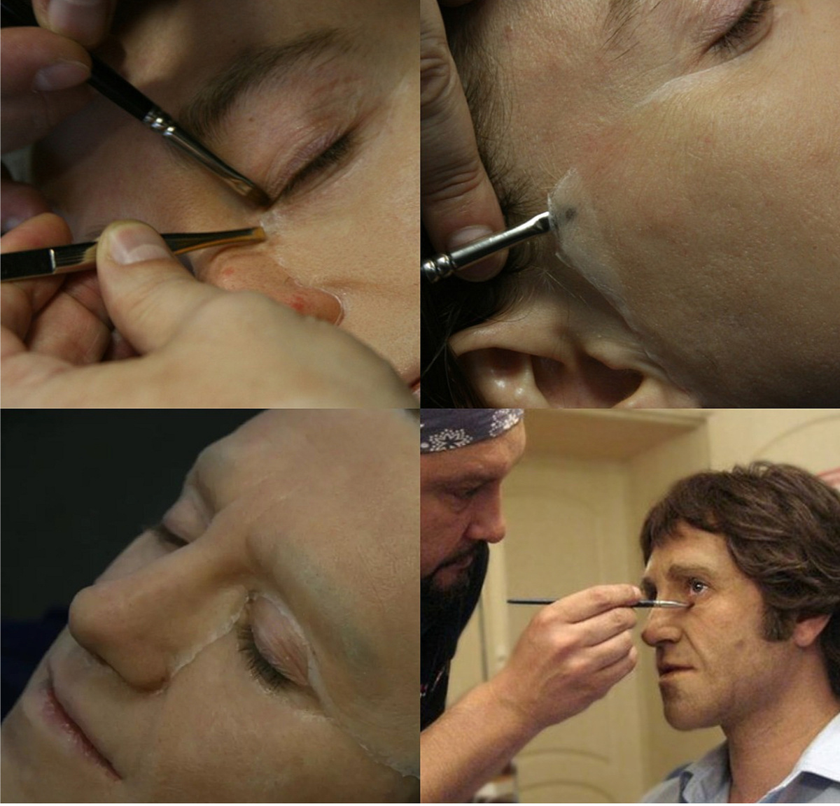 Грим к роли Владимира Высоцкого.