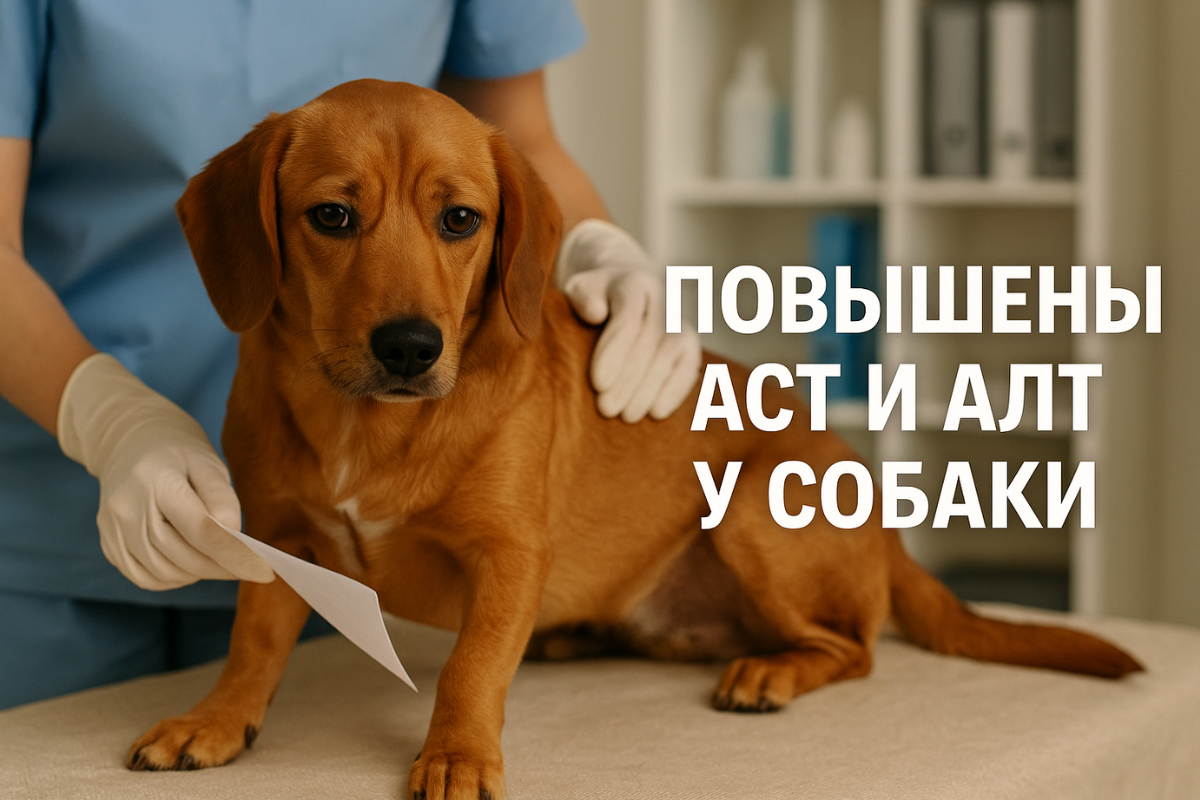 АСТ и АЛТ повышены у собаки