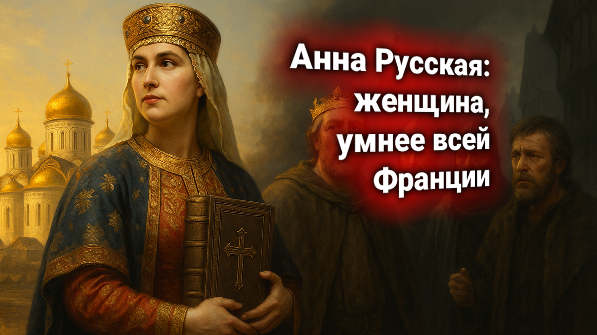 ⚔ Когда Европа была тёмной, а Русь учила грамоте: история Анны Русской 