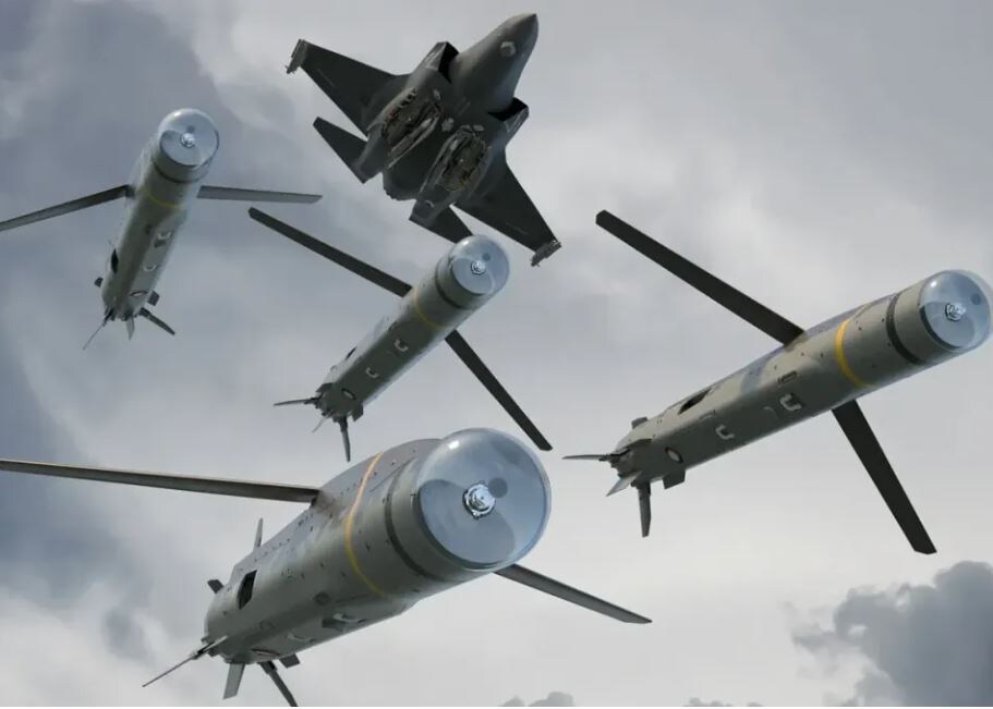 Визуализация боеприпаса повышенной дальности (ERAM), выпущенного с истребителя F-35. (Источник: Boeing)