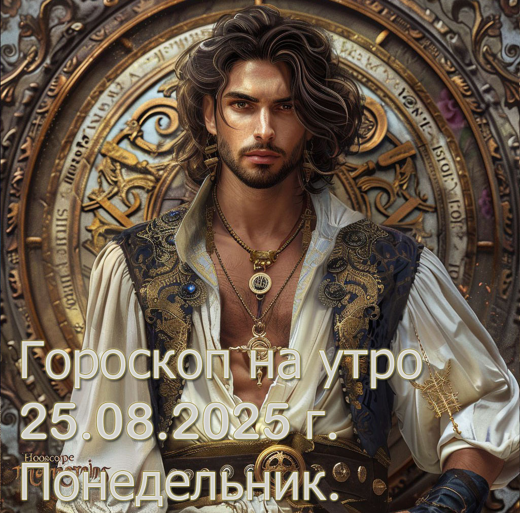 Гороскоп на утро 25 Августа 2025 г. Понедельник. https://t.me/goroskopnautro , Подписывайтесь на канал.