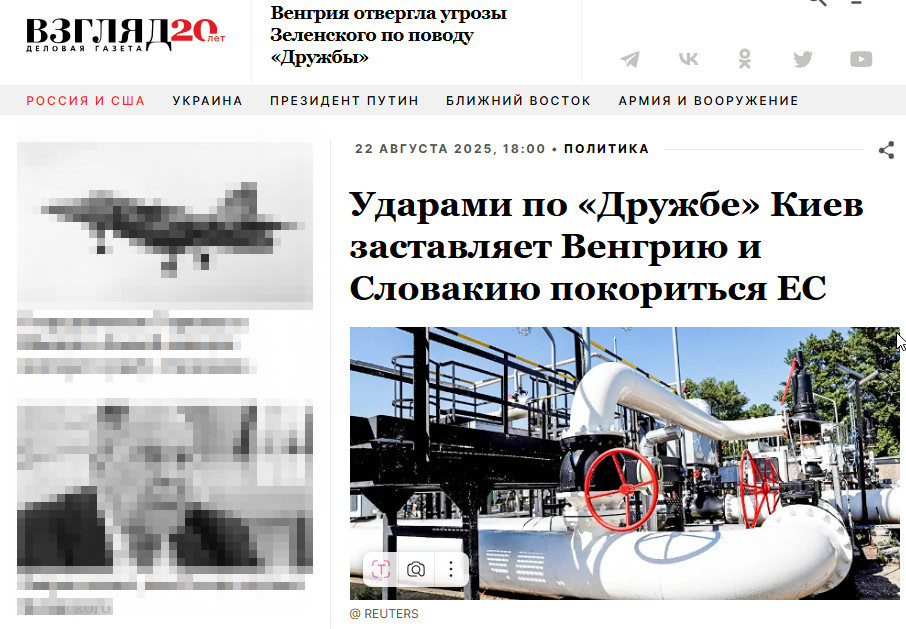    ФОТО СКРИНШОТ СТРАНИЦЫ САЙТА VZ.RU