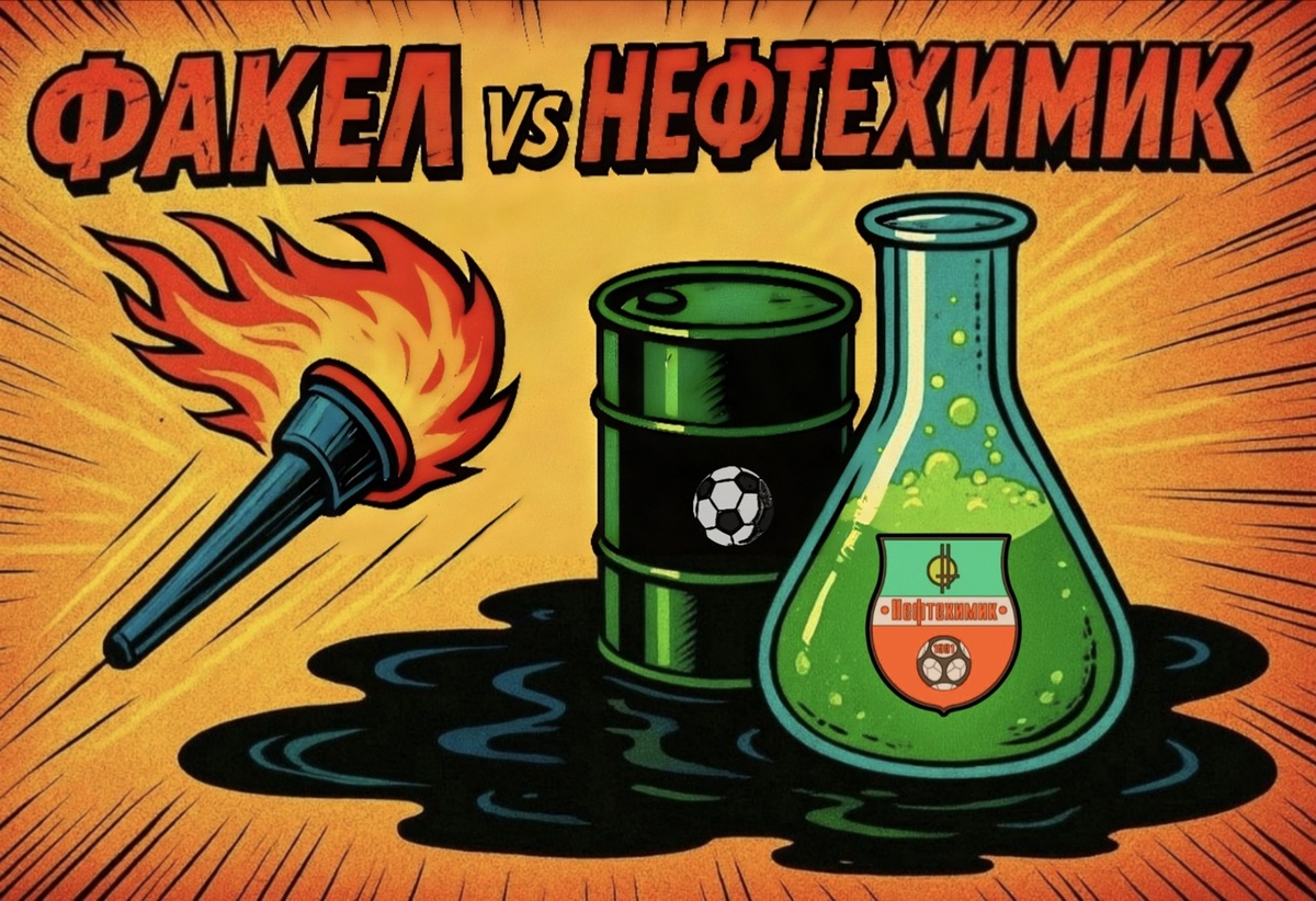 Есть 160-я домашняя победа "Факела" в первой российской лиге! Картинка Андрея Кулакова.