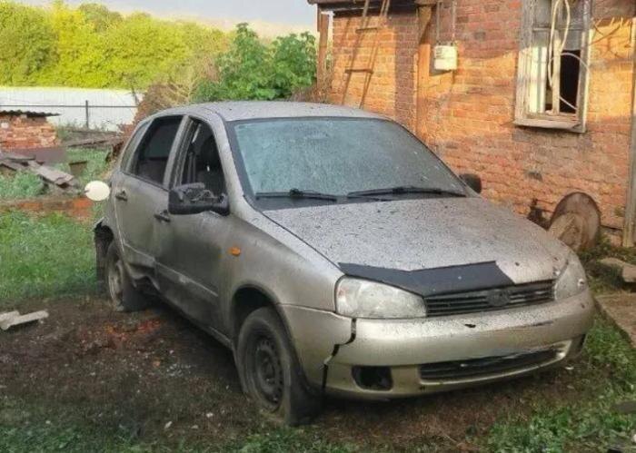 Последствия удара. Фото © Telegram / Настоящий Гладков