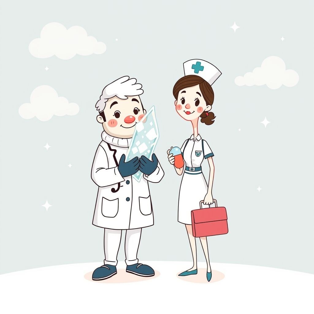 Доктор Снег и медсестра Пилюля