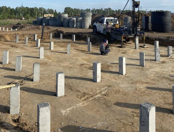 Забивные сваи - лучшее решение против всех проблем с фундаментом для частного дома