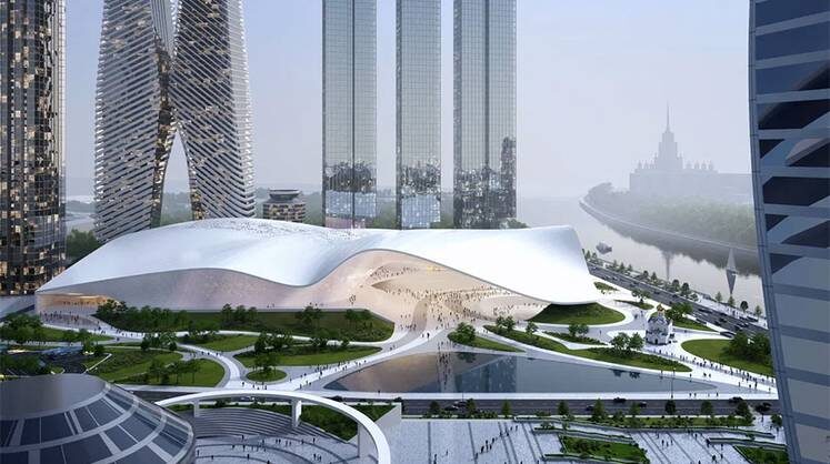     Национальный центр «Россия» — проект нового поколения бионической нелинейной архитектуры