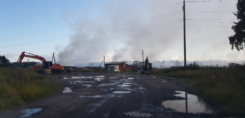    Мусорная свалка под Кондопогой вновь разгореласьИрина Меркова