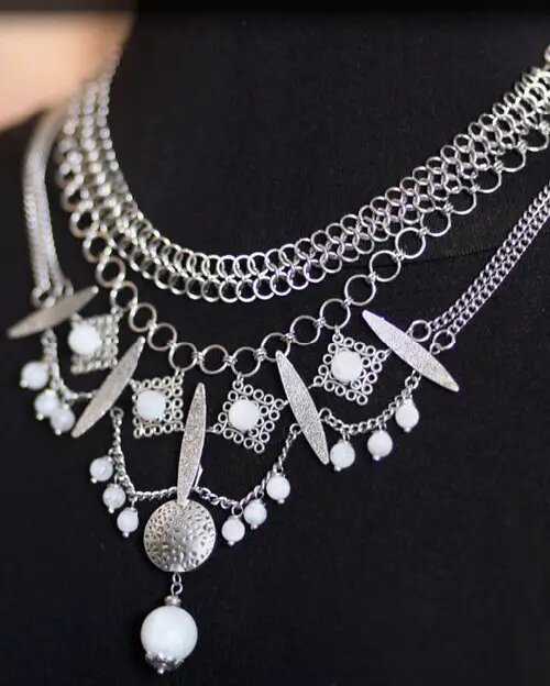 Ожерелье из лунного камня Katrin_Vo Jewelry