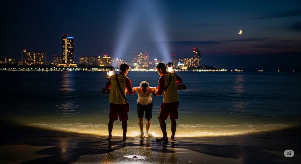    Паттайя: туриста спасли с Кози Бич во время купания