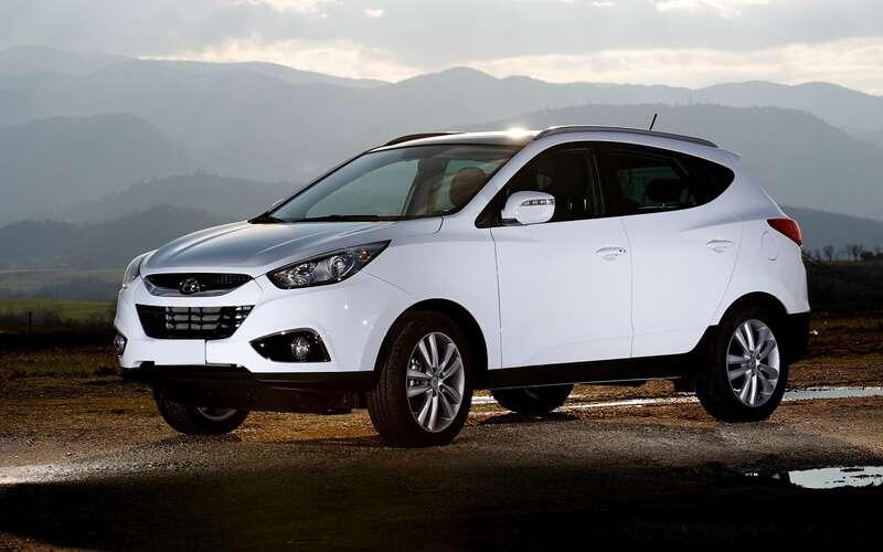    Hyundai ix35. Длина – 4410 мм, клиренс – 170 мм, багажник – 591 л. Ценовой диапазон – 0,8-1,65 млн рублей. В продаже есть немало машин с пробегами менее 150 тысяч км.