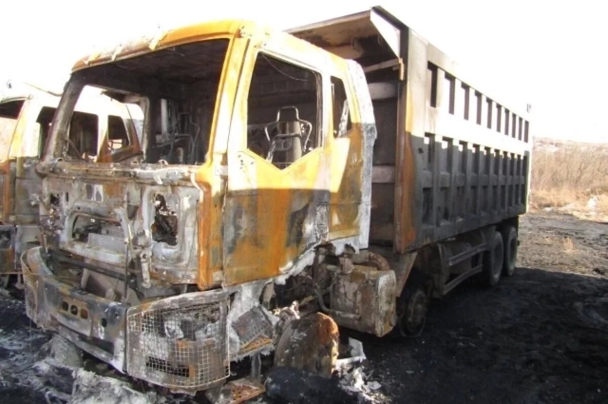    В Прокопьевске прокуратура направила дело о поджоге 10 самосвалов в суд
