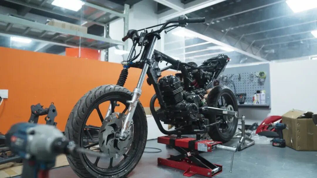 Мотоцикл в стадии проектирования