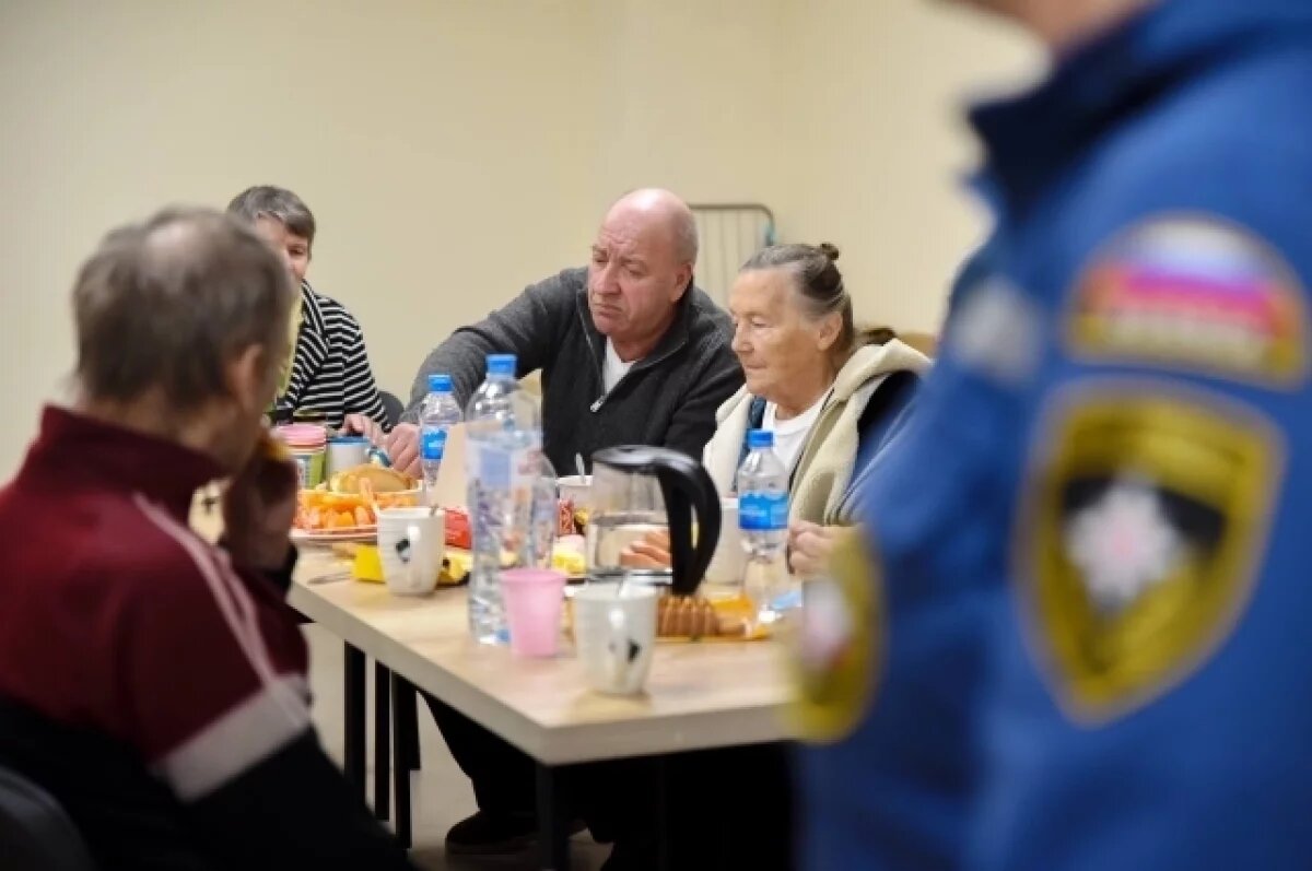    Жители Курской области, освобожденные из плена, прибыли в ПВР