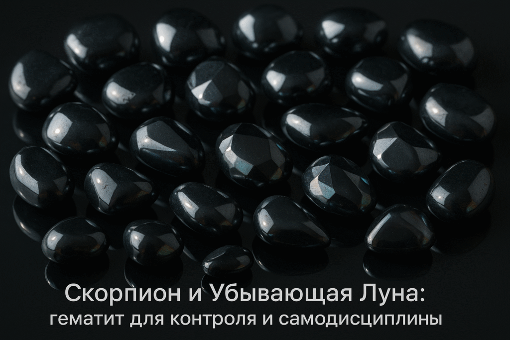    скорпион_убывающая_луна_гематит_контроль_самодисциплина Гороскоп Голосом