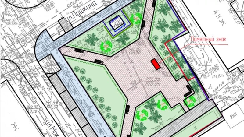     План благоустройства сквера Портал госзакупок
