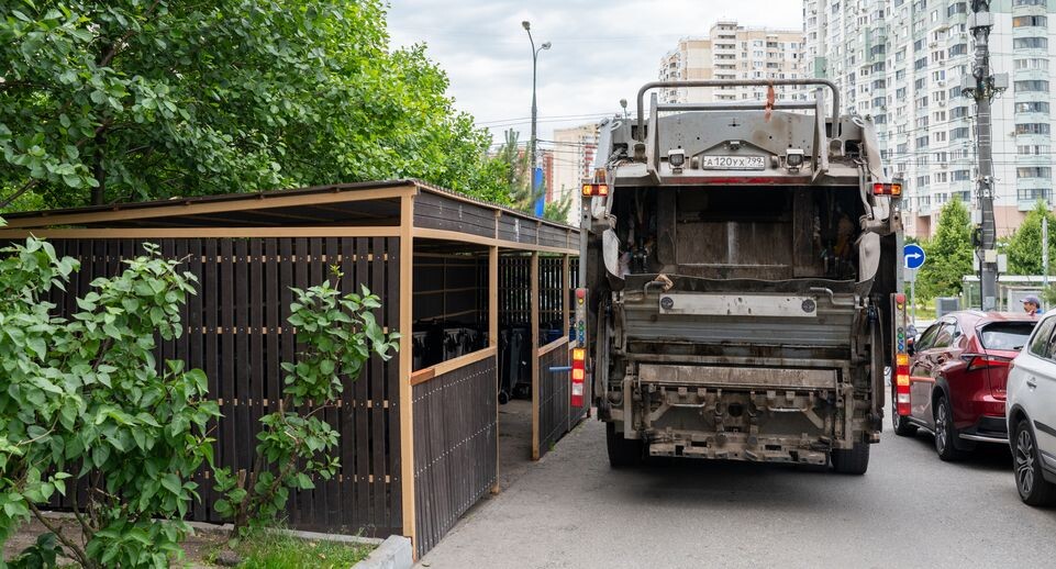    Контейнерные площадки для сбора отходов в Красногорске / Медиасток.рф