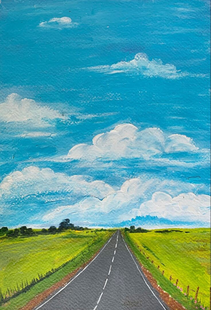 Country Road by Nancy Merkle
