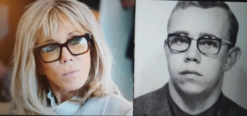   Брижит Макрон и 18-летний Жан-Мишель Тронье. Фото: соцсети