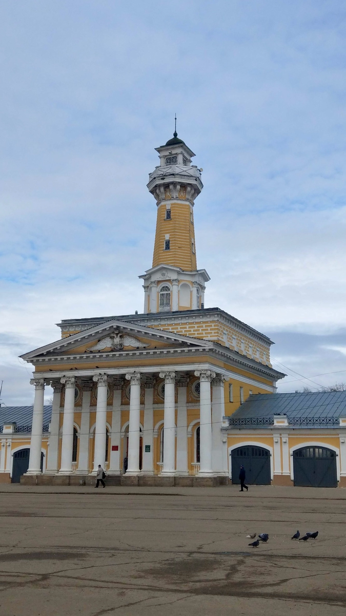 Пожарная каланча в Костроме. Фото: авторское