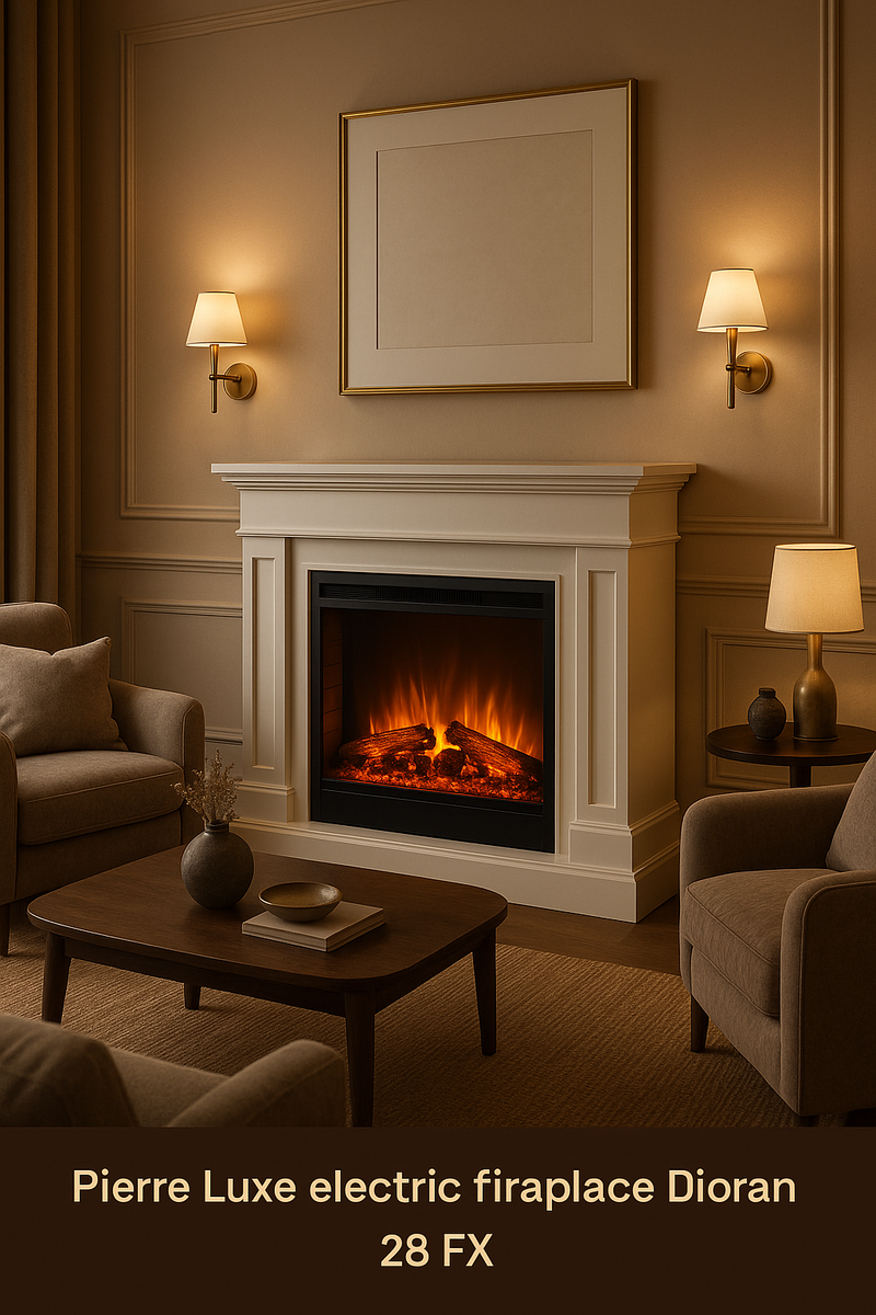    Электрический камин Pierre Luxe: как добиться стиля и уюта с помощью современных технологий в вашем интерьере Kamin