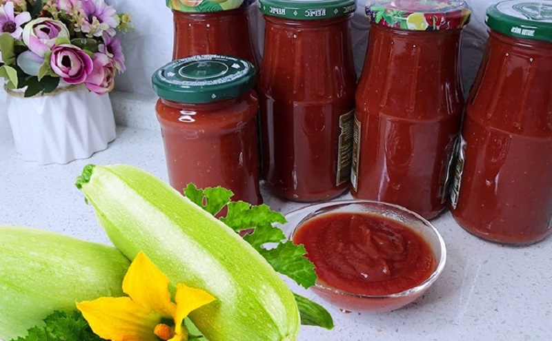 Домашний кетчуп из кабачков: секрет насыщенного вкуса без хлопот