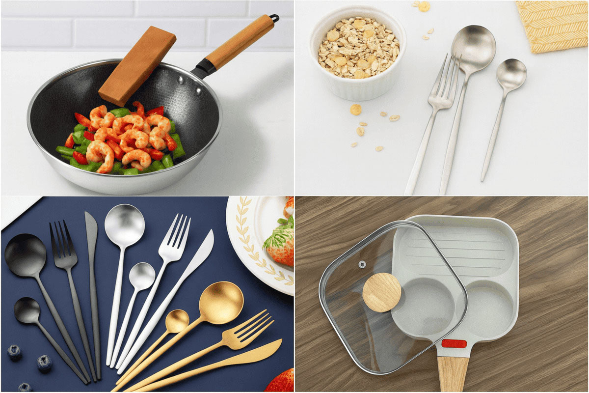 Xiaomi выпускает посуду, приборы и полезные мелочи для кухни. Источник: нейросеть📷
