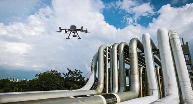 Где-то в России: мониторинг трубопровода беспилотным комплексом на базе DJI M300 RTK ДЗЭН