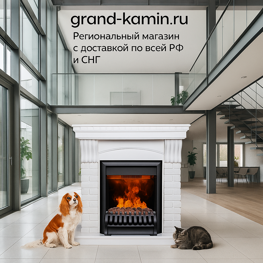    Электрический камин Jazz с 3D очагом Oregan: создайте уют и стиль в вашем доме уже сегодня! Kamin