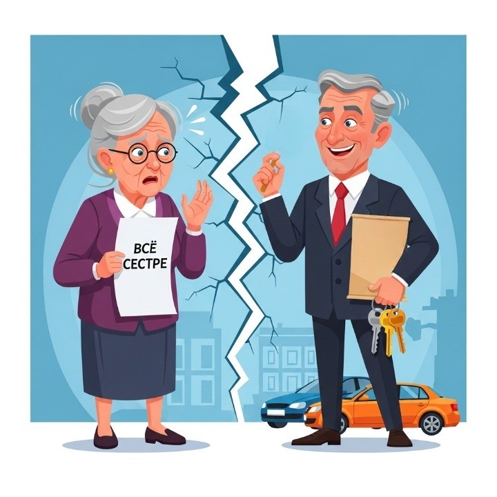 Богатый, не пенсионер, с отцом не общался, а право на обязательную долю имеет